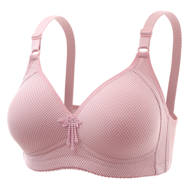 Neuer Sommer-BH für Damen, Push-Up, kabelloser BH für mittleres und älteres Alter, dünner, antischlaffer, atmungsaktiver Mama-Unterwäsche-BH für Damen_voghion.com