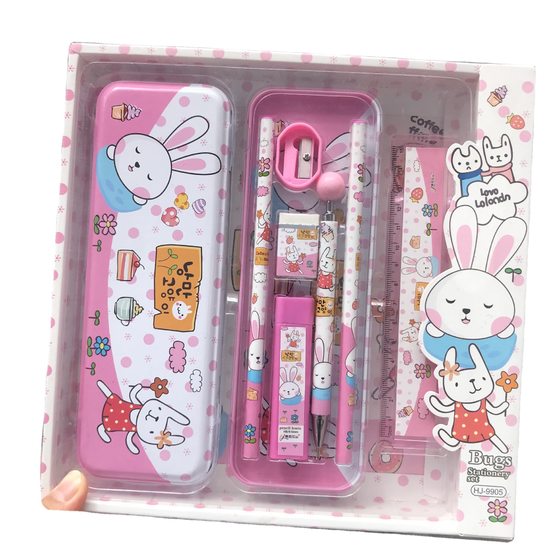 Children's Day Gift Student Stationery suit School Supplies Pencil Case Pencil Case Kindergarten Gift Animal
