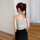 Korean-style beautiful back round thread ice silk wrap breast tube top bra