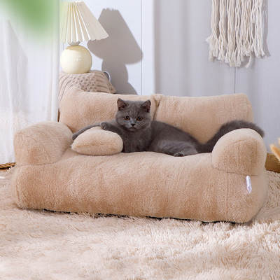 Wholesale Four Seasons universal winter warm large pet cat sofa removable and washable pet kennel cat nest cat supplies