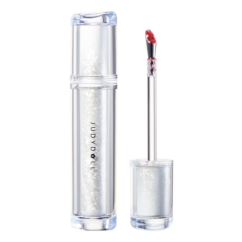 Liu Haocun Same Judydoll Orange Ice Iron Lip Glaze Mirror Lipstick Water Light Film Glacier Blue Lip Glaze