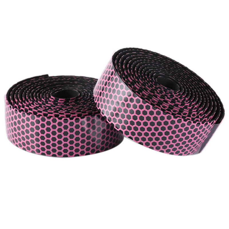 Mountain bike pattern strap road bike strap honeycomb silicone non-slip strap shock absorption strap riding equipment