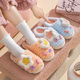 2023 New Women's Cotton Slippers Cute Star Moon Cartoon Thickened Fleece-lined Home Warm Fluffy Slippers