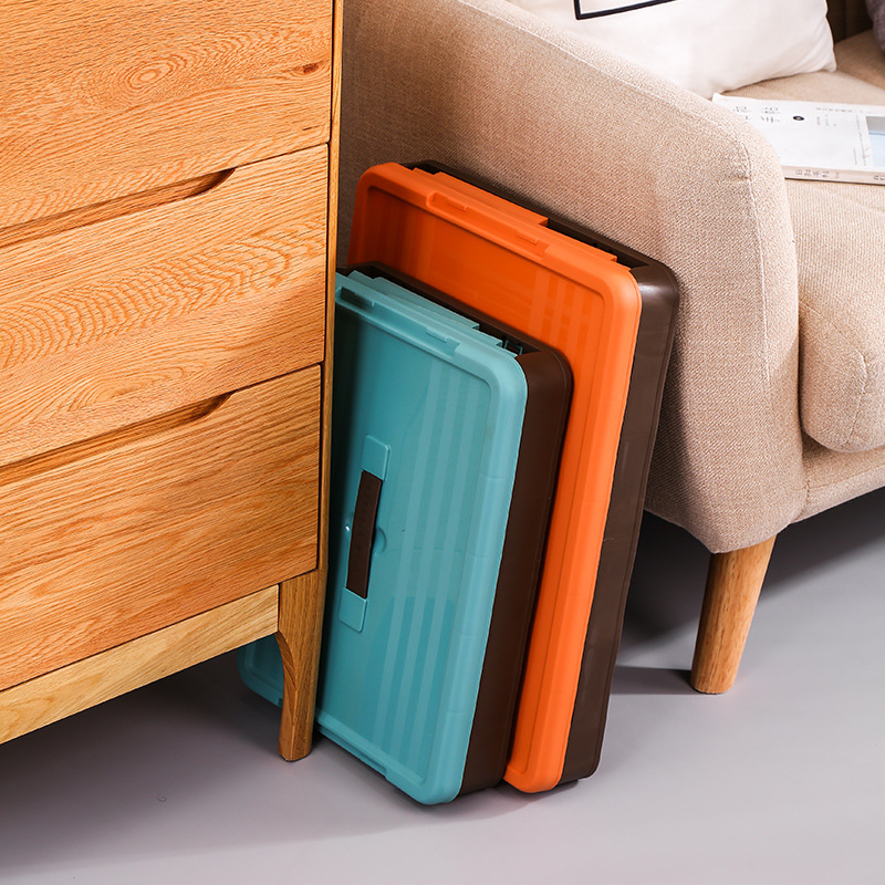 Storage box wholesale household foldable car trunk dormitory book box sundries clothes extra large finishing box