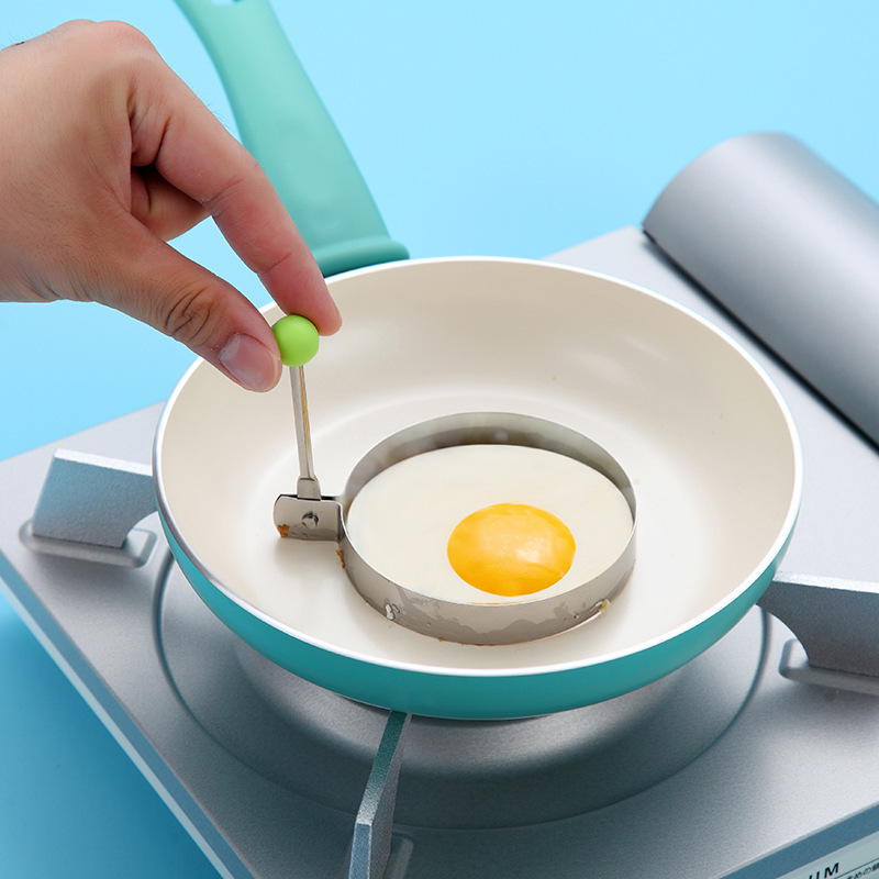 Stainless Steel Fried Egg Mold Artifact Fried Egg DIY Model Fried Egg Heart-shaped Poached Egg Rice Ball Grinding Set