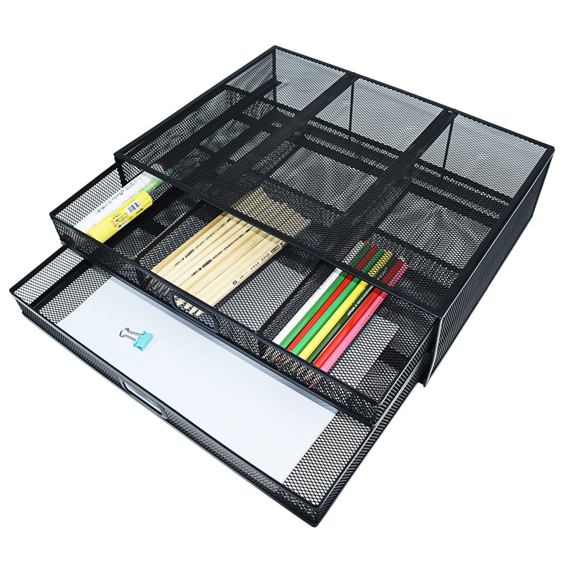 Computer Heat Dissipation Heightening Rack Display Bracket Bracket Drawer-type Double-layer Iron Office Desktop Storage Rack