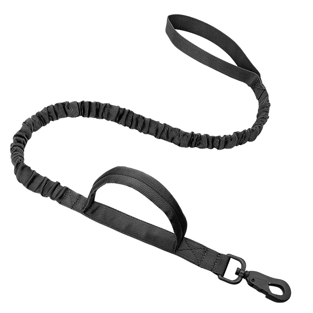 Tactical dog rope outdoor pet leash large Dog retractable anti-blast dog rope elastic rope K9