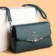 2024 new single shoulder mother bag large capacity commuter small square bag all-match soft leather fashion crossbody women's bag cross-border