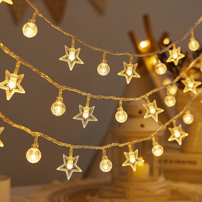 Crystal ball stars warm color