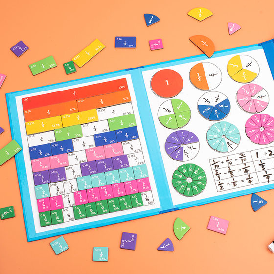 Children's Magnetic Score Learning Board Students Mathematics Teaching Aware Grade 3, 4, 5 Essential Score Block Addition and Subtraction