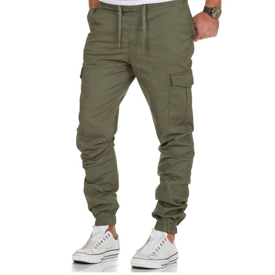 Amazon Foreign Trade Hot Workwear Multi-Pocket Pants Woven Men's Outdoor Sports Casual Pants Fashion Leg Pants