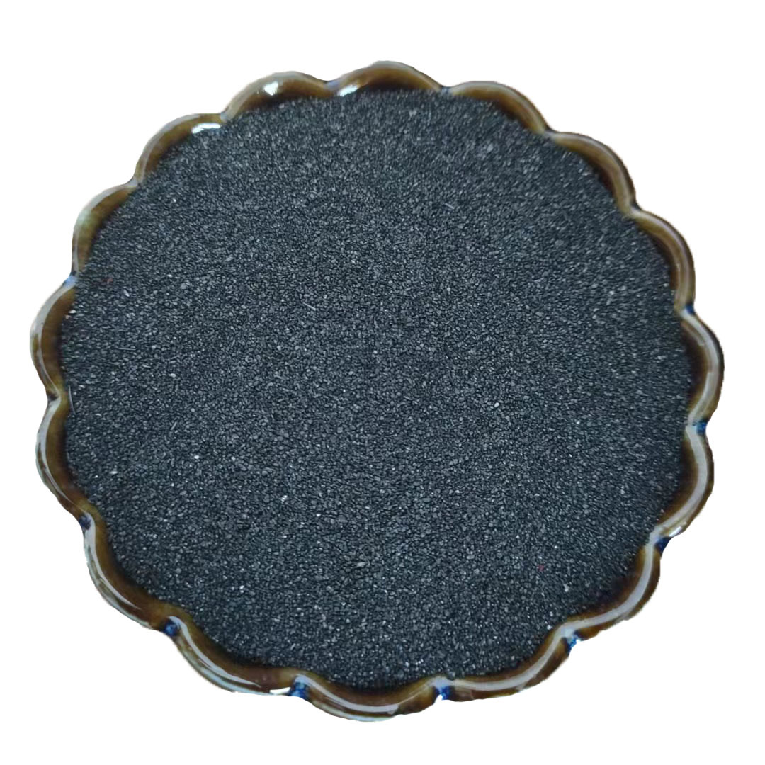 Supply corundum floor aggregate with corundum sand blasting derusting corundum Brown corundum black sand bright black sand