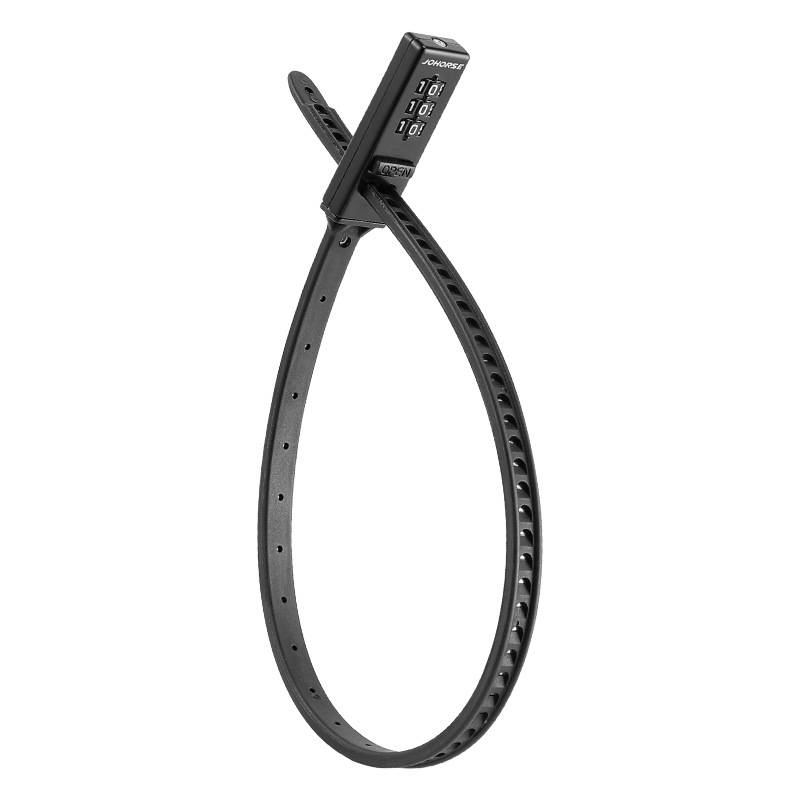 2023 new multifunctional mountain bike lock stainless steel electric car Mountain bike anti-theft lock waterproof cable tie lock