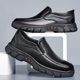 Leather Shoes Men's Genuine Leather Spring New Middle-aged Dad Shoes Business Breathable Men's Shoes Non-slip Wear-resistant Soft-soled Casual Leather Shoes