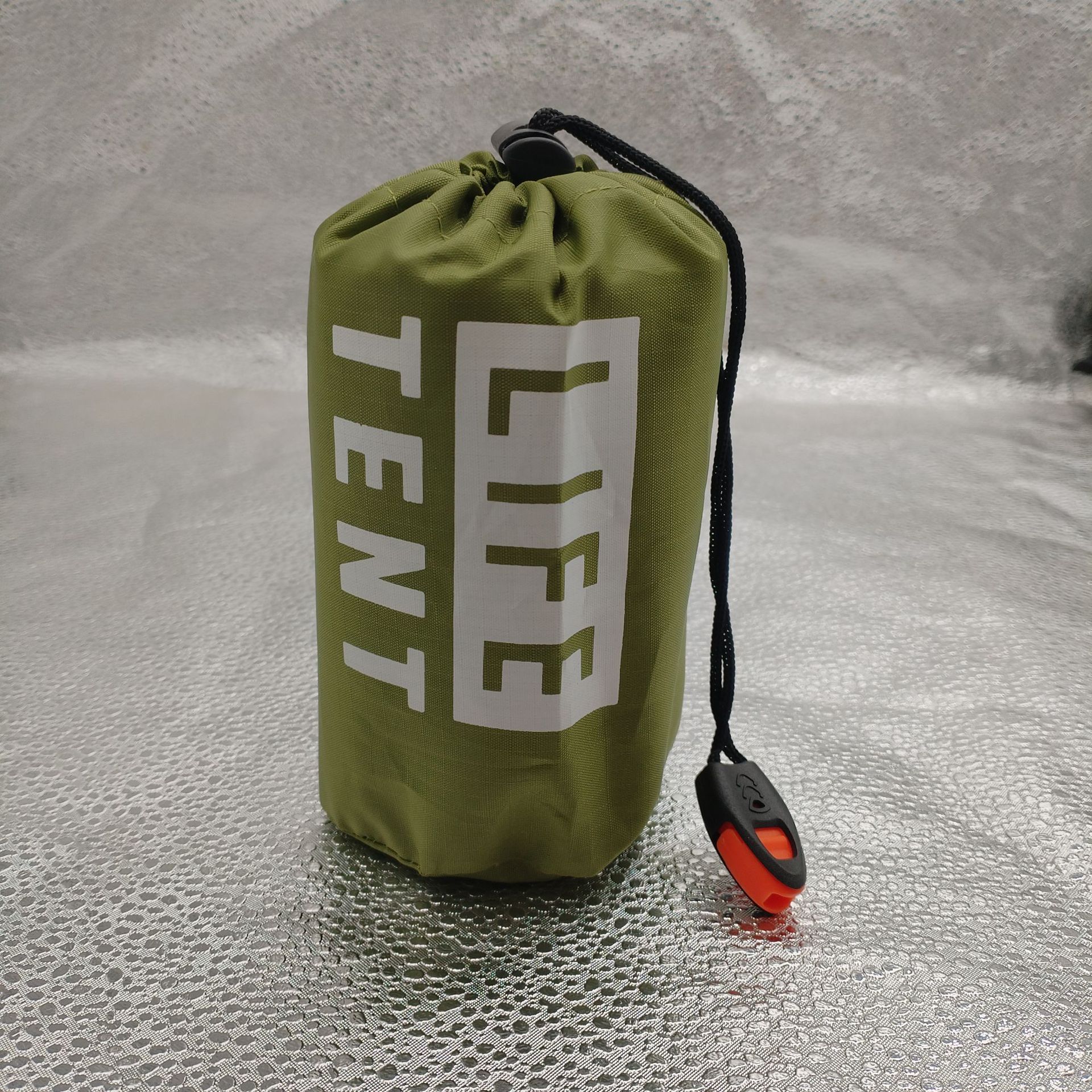 Outdoor Camping Aluminum Triangle Tent Portable Disaster Relief Camping Adventure Simple Sleeping Bag Warm First Aid Blanket Raincoat