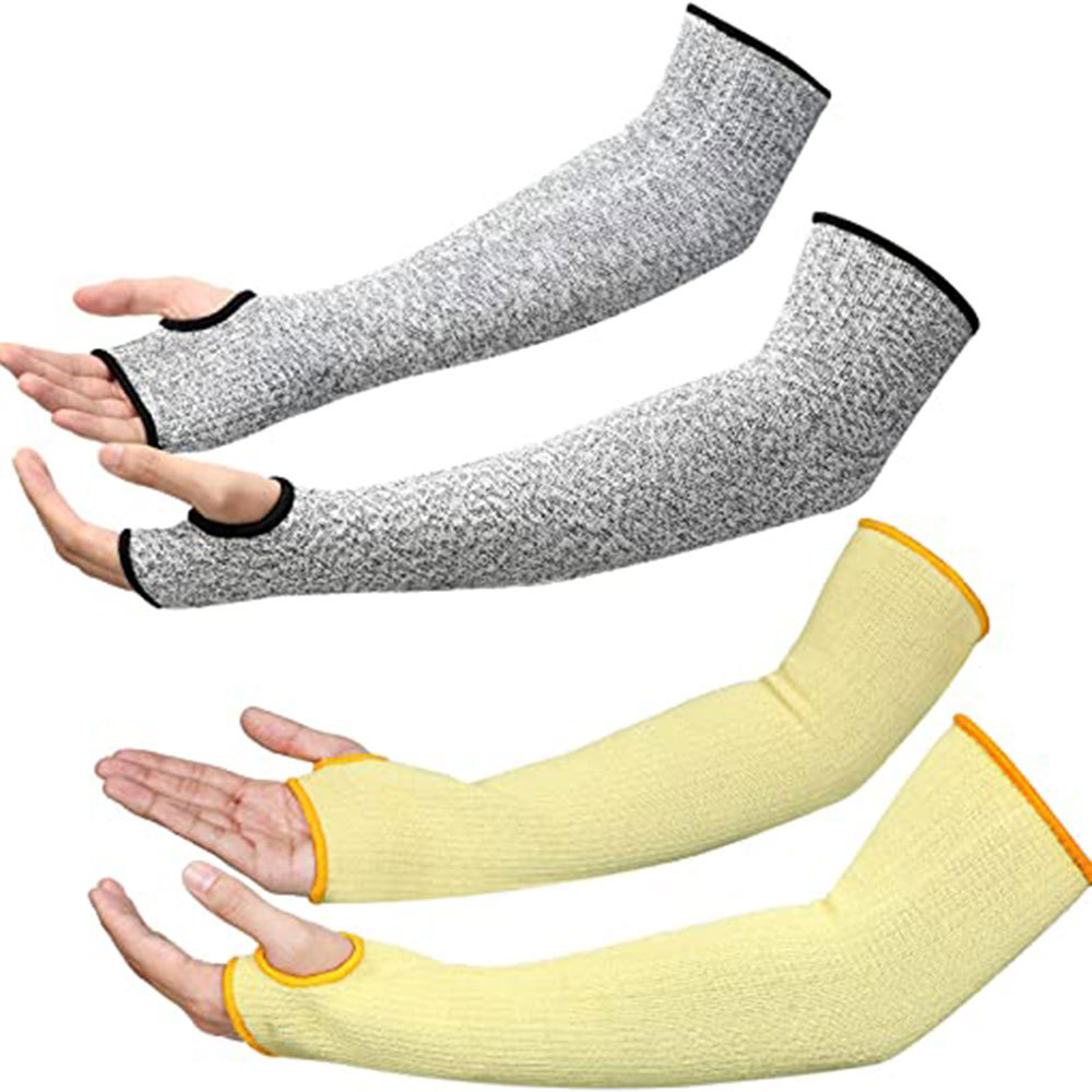 Factory in stock anti-cut 5 grade straight arm guard can open glass factory auto repair factory protective sleeve wear-resistant wrist guard
