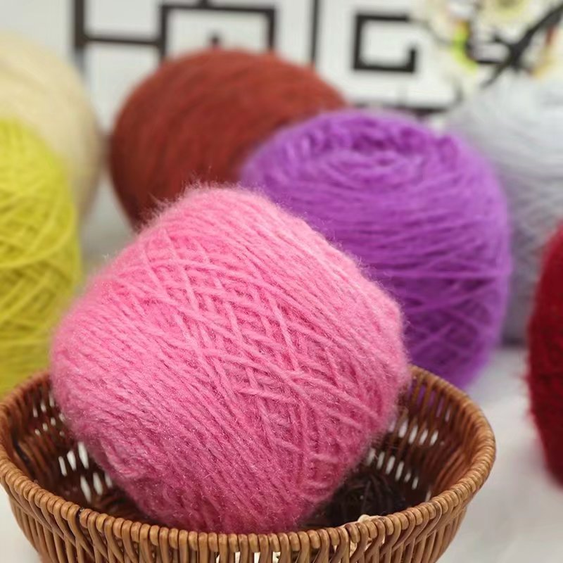 Squirrel fluff thread 3 two groups handmade diy woven scarf hat sweater squirrel yarn bright silk plush thread