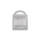 Green Classic European-style embossed shell drop-shaped glass storage tank with lid coarse cereals tank jewelry storage and finishing tank