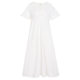 Short-sleeved nightdress women's cotton retro court style elegant lace princess Pajamas Soft V-neck outerwear home wear summer