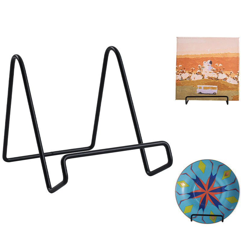 Creative wedding photo phase frame wrought iron stage horizontal and vertical universal phase frame office desktop decoration ornament rack