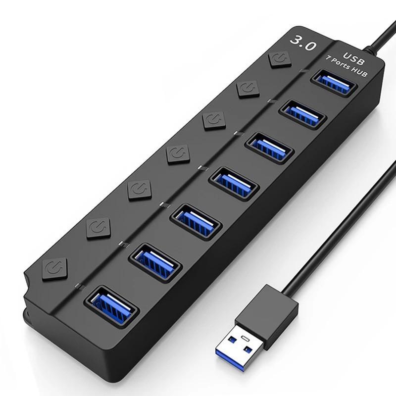Usb 3.0hub 7ポートハブ7ポートひし形独立スイッチ一分7エクステンダ1ドラッグ7スプリッタ|undefined