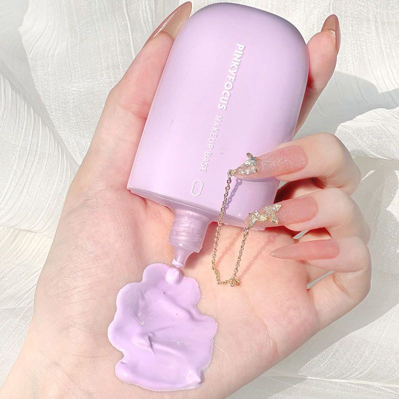 pinkyfocus isolation cream makeup front milk student party non-fake white waterproof sweat-proof oil control non-stuck powder delivery wholesale