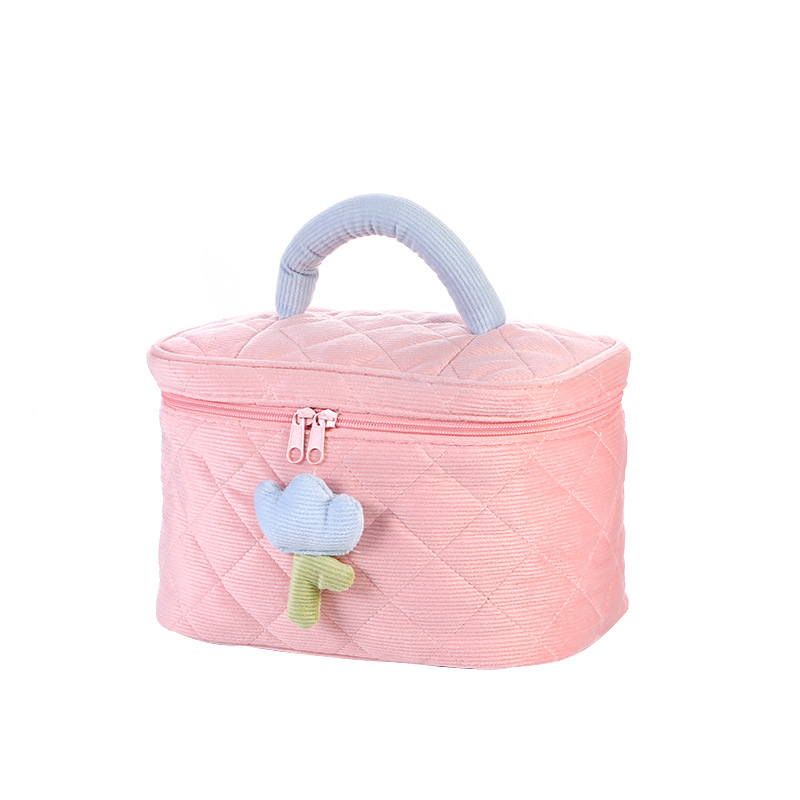 Cosmetic Bag Instagram Style Niche 2022 New High-grade Large Capacity Women's Portable Toiletry Storage Box Bag Case