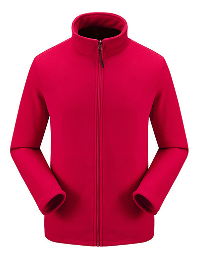 Winter Fleece Sweatshirt for Men and Women Large Size Thickened Polar Fleece Cardigan Jacket Double-sided Fleece Charge Clothes Liner