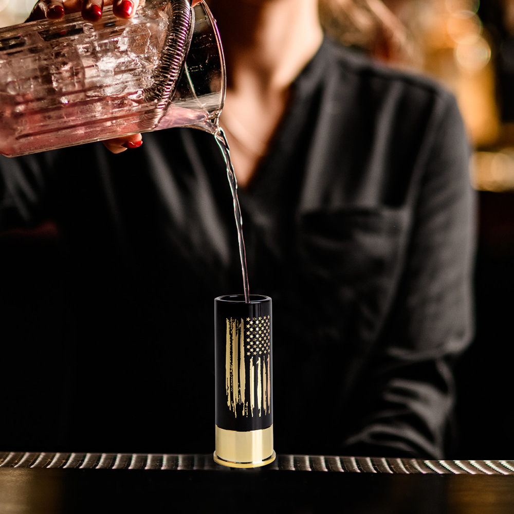 Cross-border New 12GA shot glasses Bullet Cup American Spirits Tequila Cup for Amazon