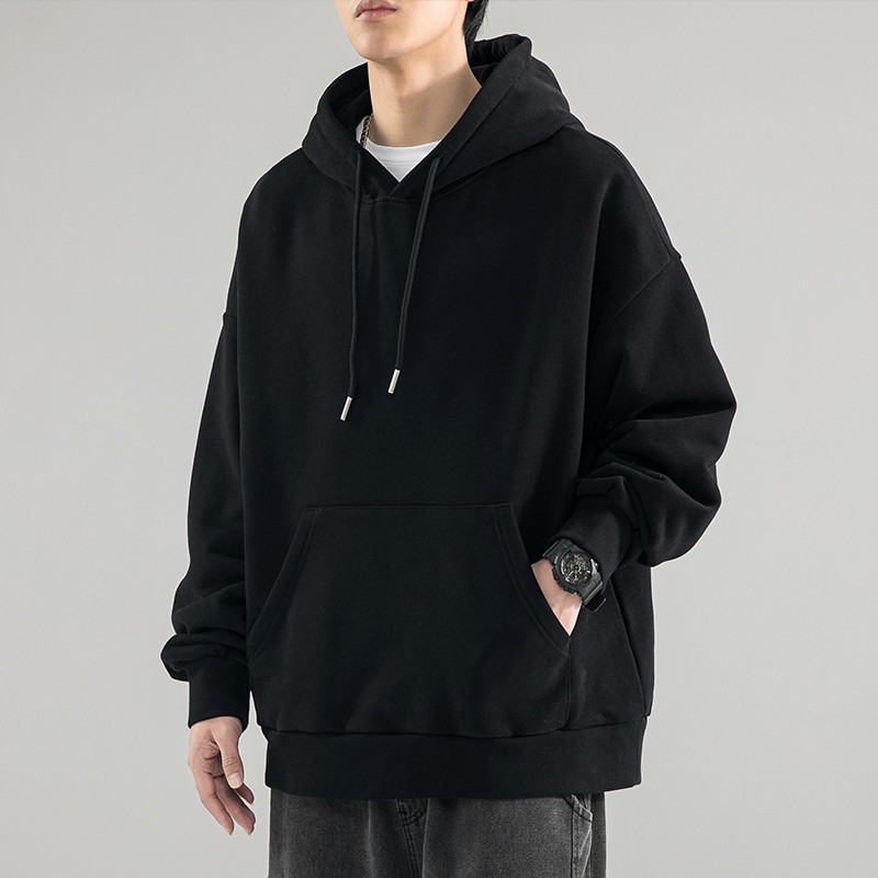 Hooded sweater men's 2023 new spring and autumn top Japanese fashion brand boys loose hoodie coat wholesale
