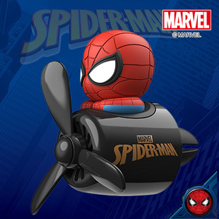 Marvel Spider-Man Pilot Car Aromatherapy Car Air Conditioning Air Outlet Aromatherapy Small Airplane Car Perfume