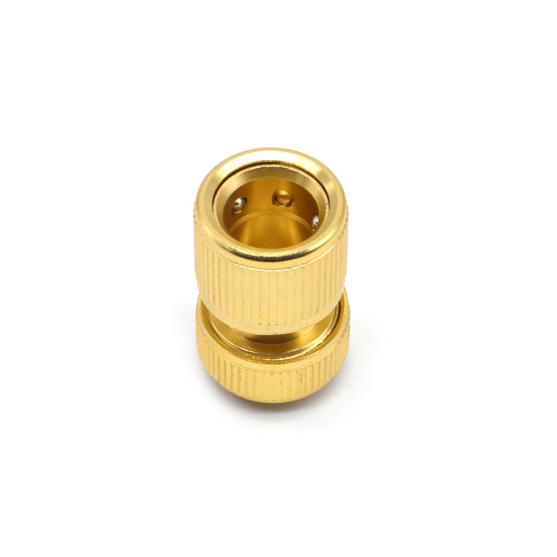Garden tool joint aluminum joint aluminum quick connect 4 points water connection. Aluminum alloy quick joint