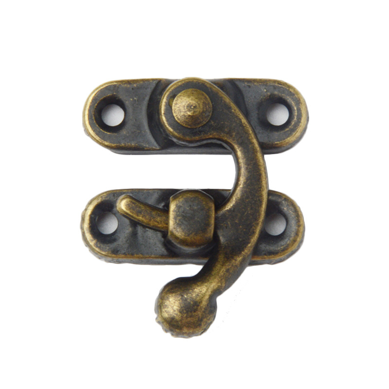 Packing Box horn hook buckle gift box hook buckle jewelry box DIY hardware accessories wooden box lock concealed box buckle