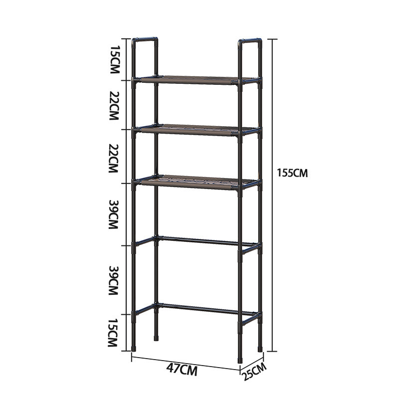 Toilet storage rack kitchen toilet floor toilet storage rack bathroom storage rack punch-free toilet rack