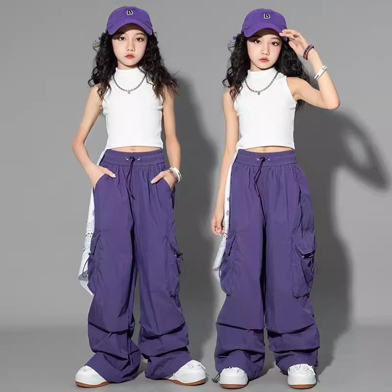 Children's dance clothes jazz dance hip hop jazz dance clothing practice clothes hiphop children's hip hop fashion clothes suit
