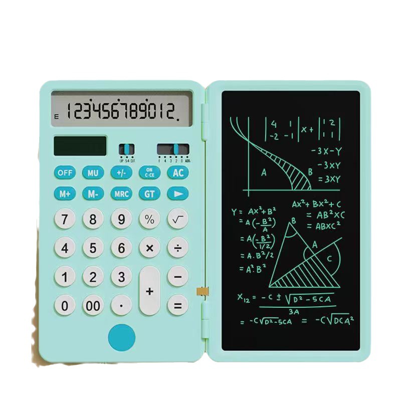 Multifunctional rechargeable handwriting board calculator accounting multifunctional cute silent advanced folding handwriting computer
