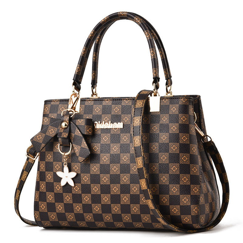 High-end sense bag 2023 new printed handbag large capacity Women's bag small retro women's large bag wholesale