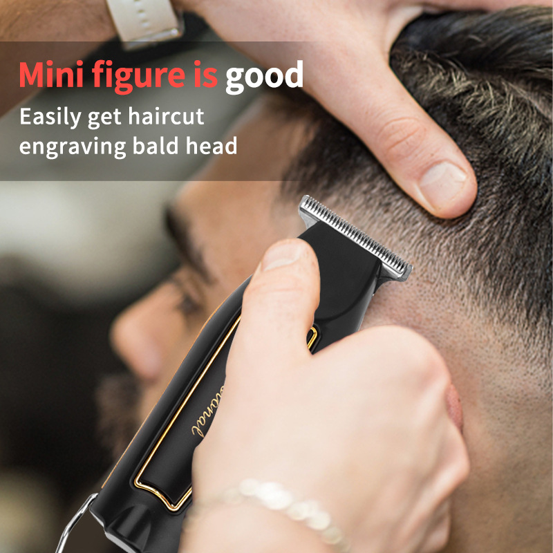 Cross-border explosions USB charging hair clipper oil head razor carving electric clipper digital display hair clipper electric clipper