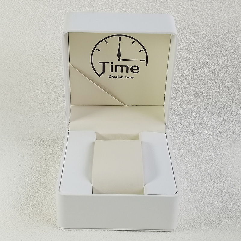 Sanda Watch Packaging Gift Paper Box Square Quartz Watch Fashion Watch Universal Leather Box Factory Outlet