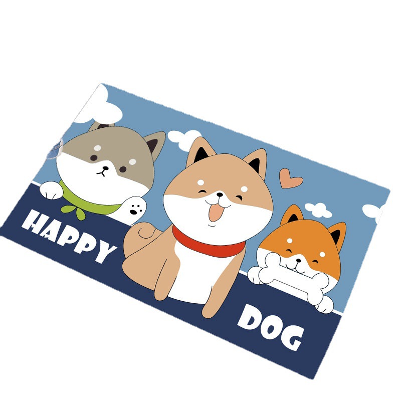 Floor Mat Entrance Door Mat Bathroom Anti-slip Mat Cartoon Foot Mat Bedroom Entrance Bathroom Entrance Home Mat