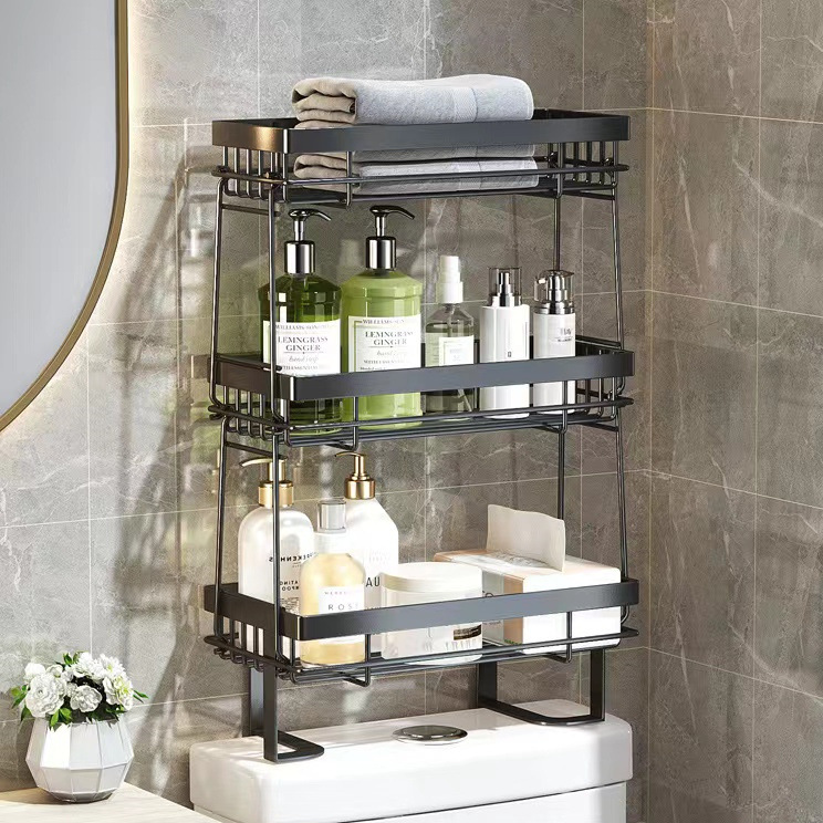 Removable Toilet Rack Toilet Toilet Storage Rack Cross-border Toilet Storage Rack Storage Basket