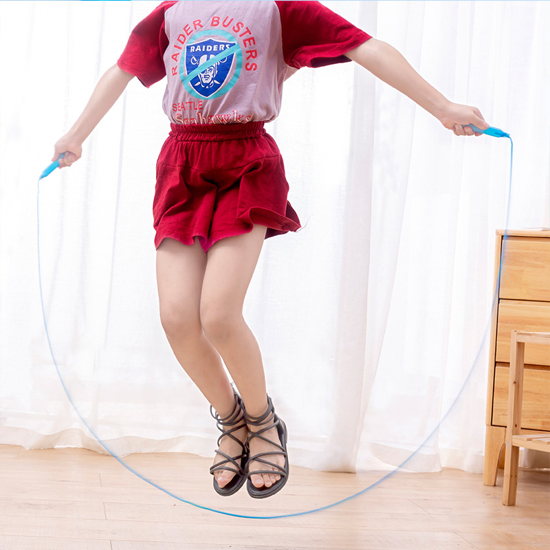 Children's plastic rope skipping beginner outdoor fitness kindergarten student activity gift rope skipping factory price wholesale