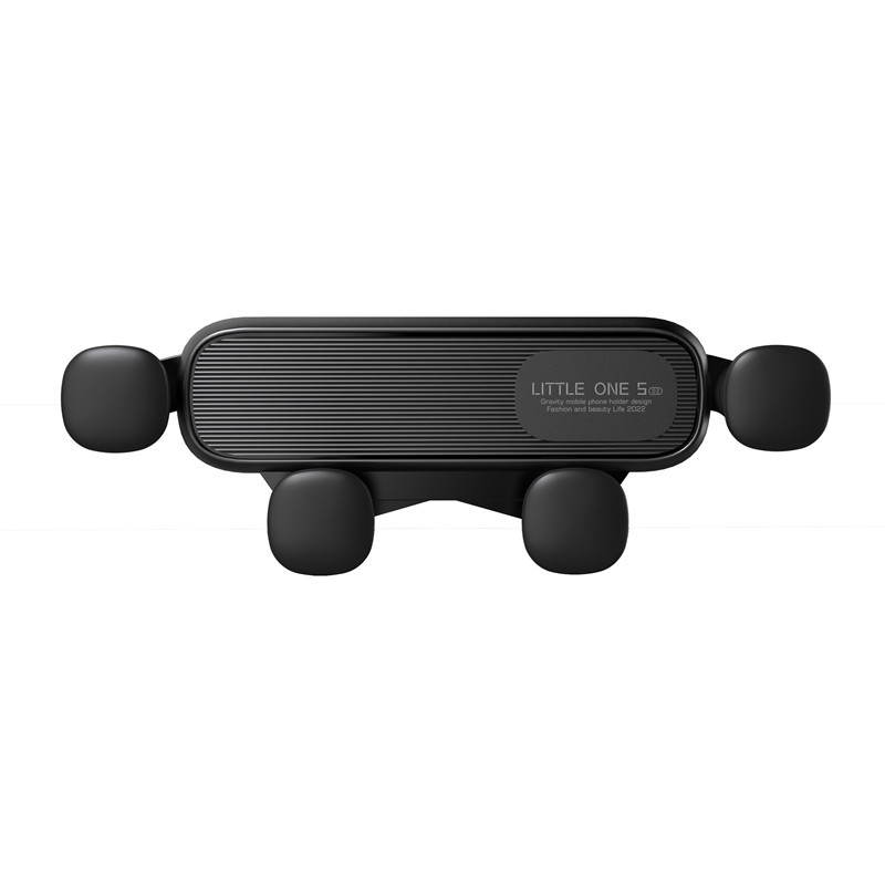 新型車載携帯電話スタンド重力自動車ナビゲーション吹出口創意黒白色アニメスタンド卸売り