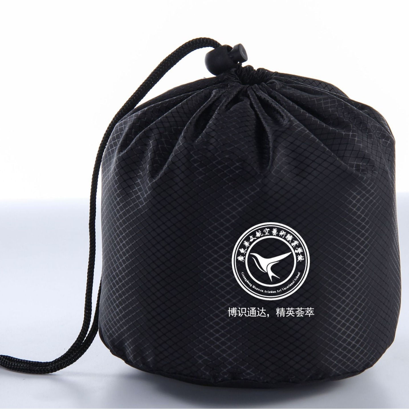 LOGO Pillow Storage Bag Travel Portable Bundle Pocket Drawstring Bag Round Bottom Bag Memory Pillow Packaging Bag for Storage