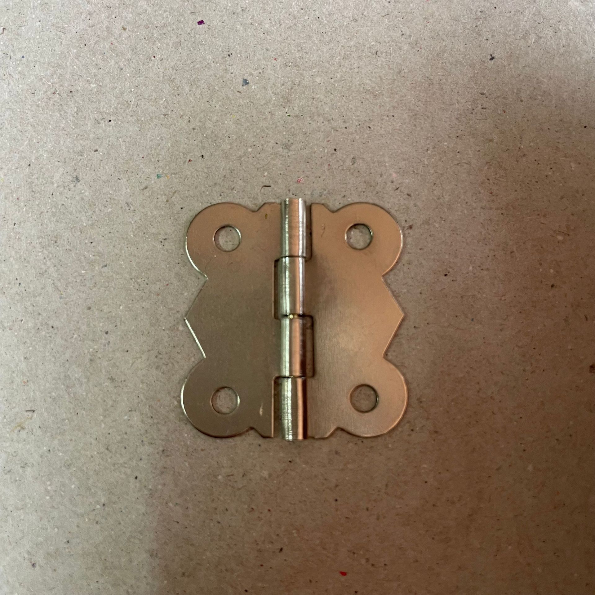 1 inch 1.2 inch butterfly hinge 180 degree flat hinge bronze silver gold 20x 17 wooden hinge