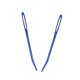 Blue curved needle