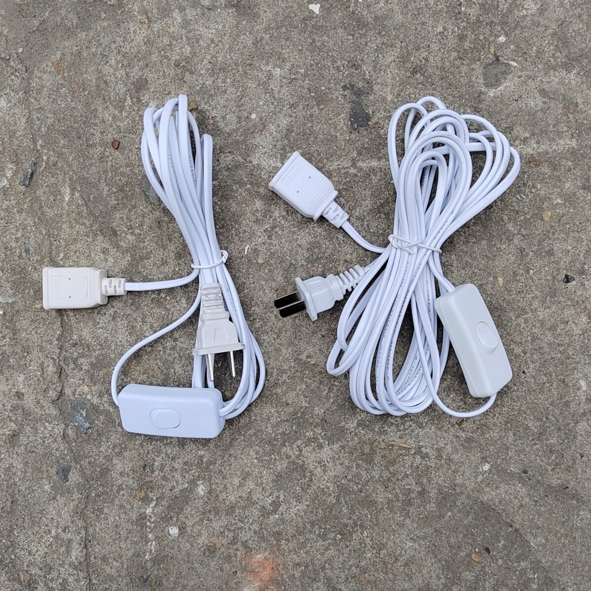 Small ceiling fan fan extension line with switch clamp fan power supply extension switch line two-hole desk lamp charging monitoring line
