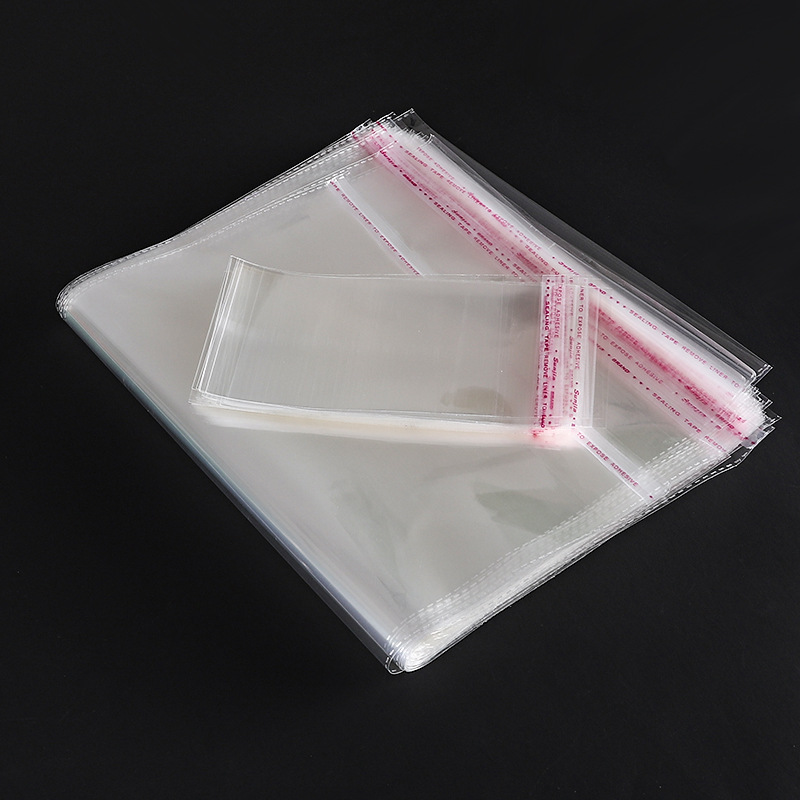 Tuopp Self-adhesive Bag Packaging Self-adhesive Bag Transparent Wear Armor Jewelry Clothing Self-sealing Bag Plastic Film Bag in stock