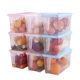Plastic drawer type vegetable refrigerator storage box large food grade transparent fresh-keeping freezer box kitchen egg wholesale