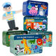 Children's Early Education Six-in-One Jigsaw Puzzle Kindergarten Baby 3 to 6 Years Old Boys and Girls Animal Traffic Educational Toys